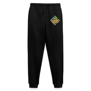 You're Only As Pretty As You Treat People Ehrlich - Männer Premium Bio Jogginghose - Schwarz - Vorne - Thijin (182cm)