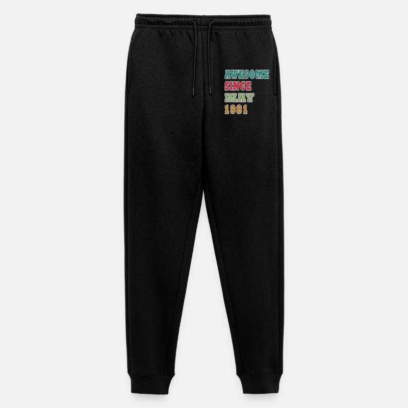 Awesome seit Mai 1981 - Männer Premium Bio Jogginghose - Schwarz