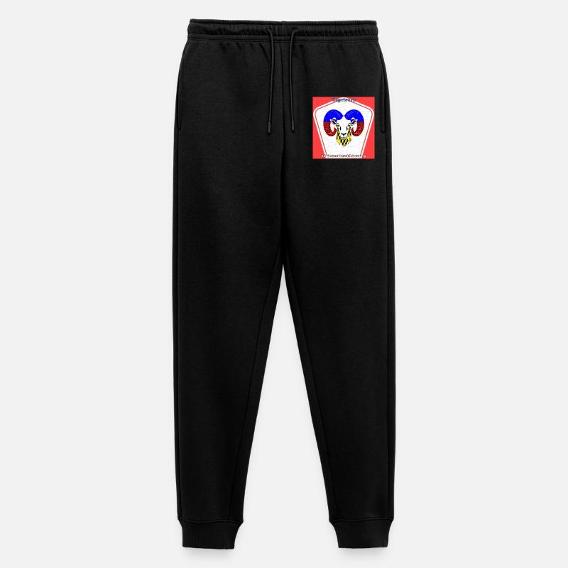 Steinbock - Männer Premium Bio Jogginghose - Schwarz