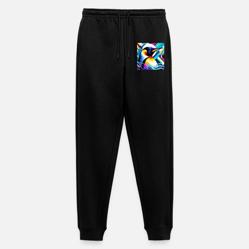Pinguin - Männer Premium Bio Jogginghose - Schwarz