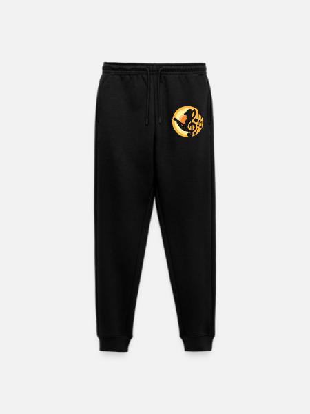 Guitar Player - Men's Premium Organic Joggers - black