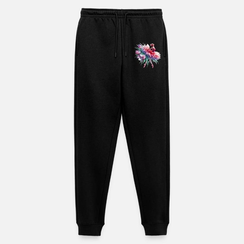 Balletttänzerin mit Tutu - Männer Premium Bio Jogginghose - Schwarz