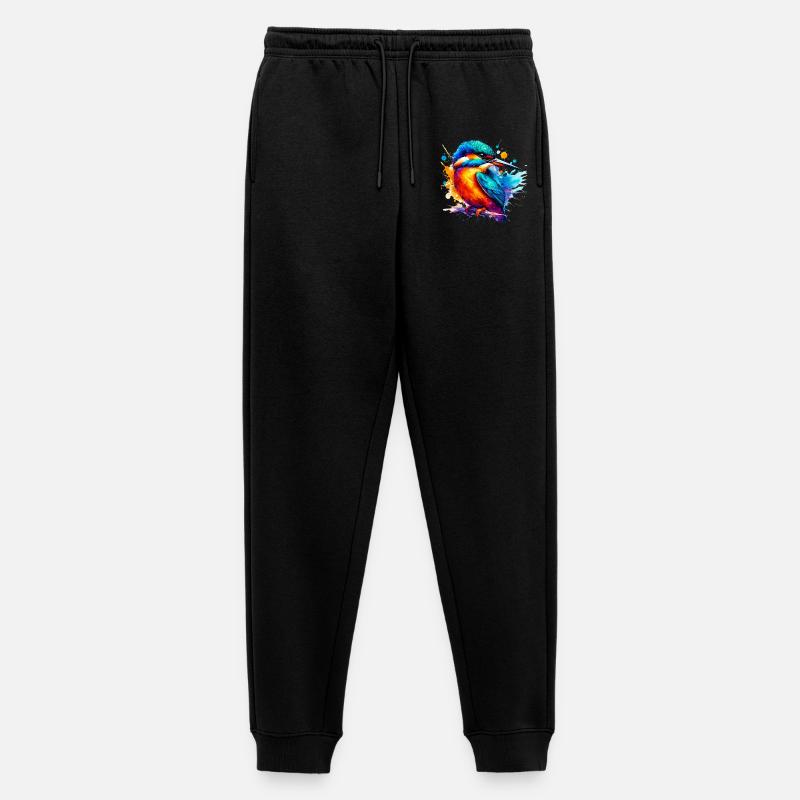 Eisvogel - Männer Premium Bio Jogginghose - Schwarz