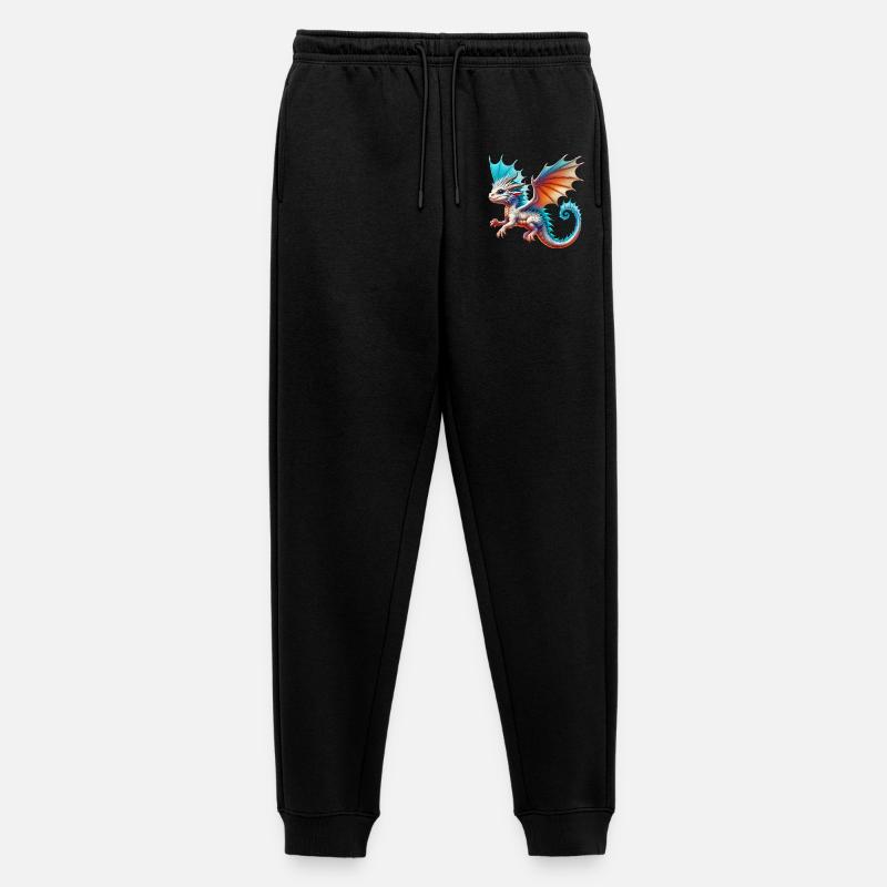 Drache - Männer Premium Bio Jogginghose - Schwarz