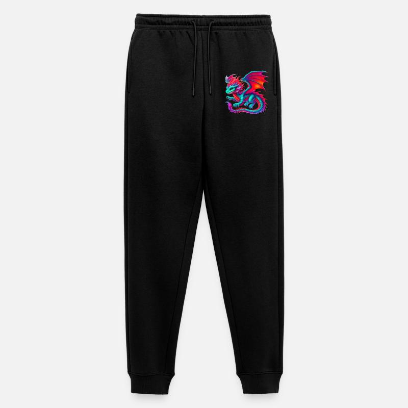 Drache - Männer Premium Bio Jogginghose - Schwarz