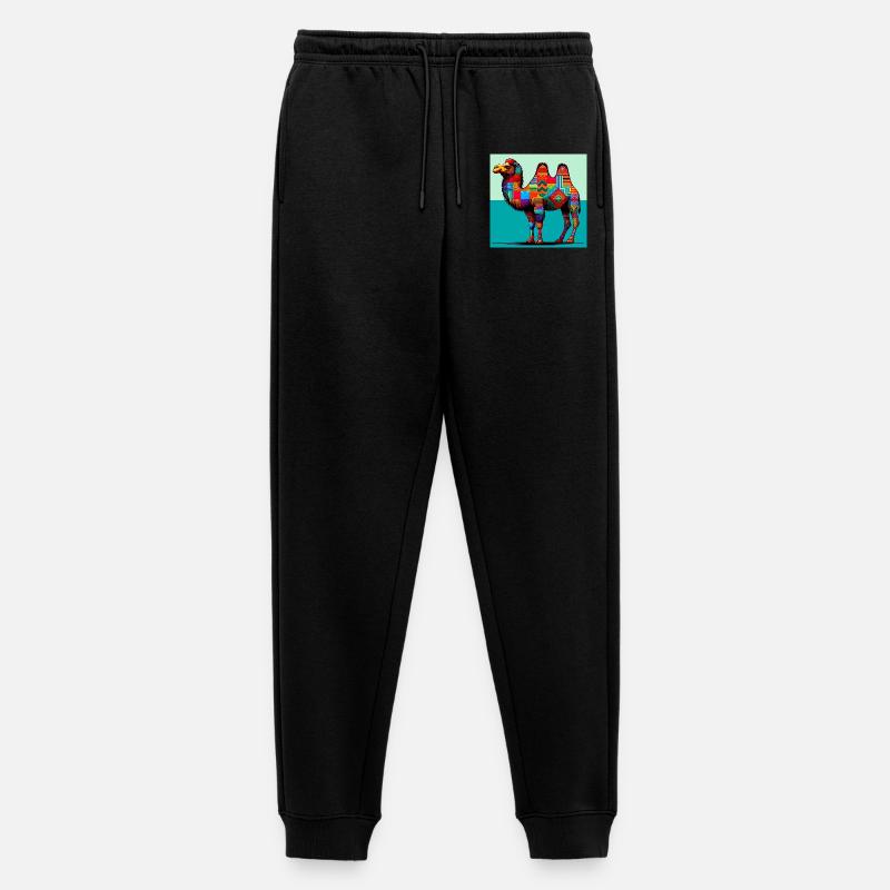 Kamel - Männer Premium Bio Jogginghose - Schwarz