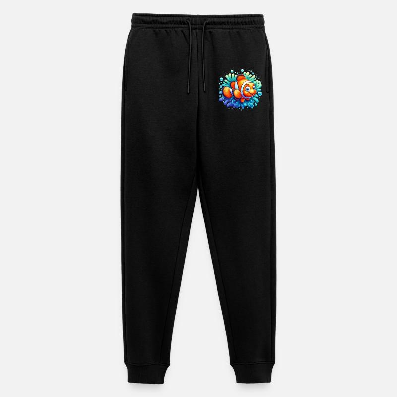 Clownfisch - Männer Premium Bio Jogginghose - Schwarz