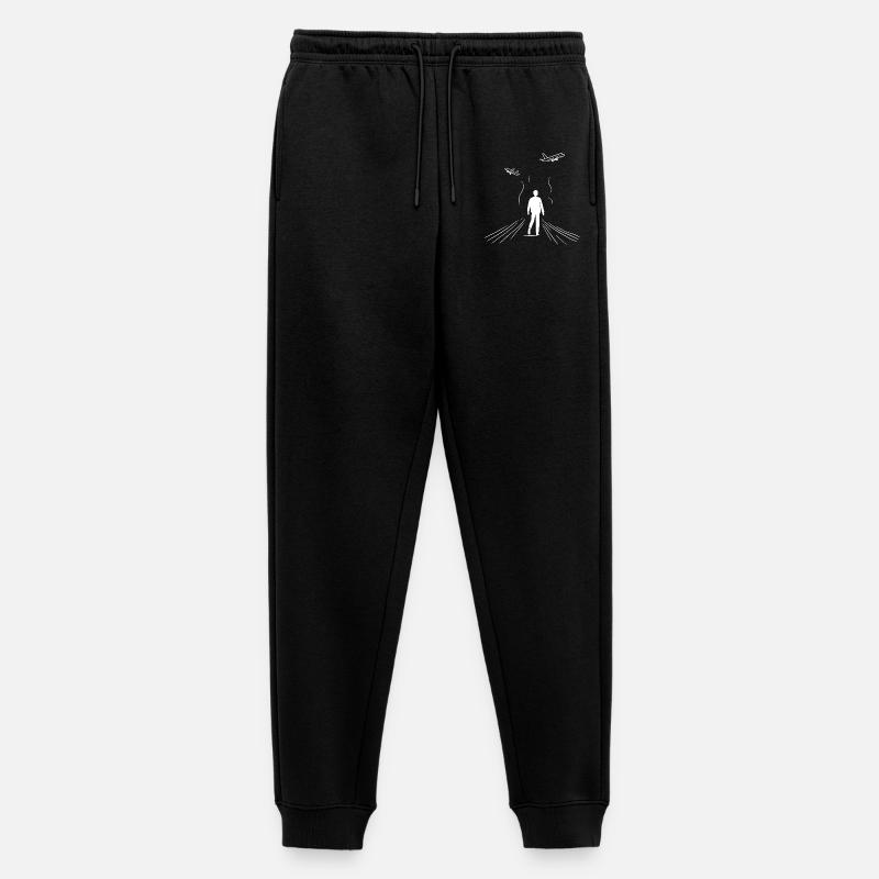 Plane Spotter - Männer Premium Bio Jogginghose - Schwarz