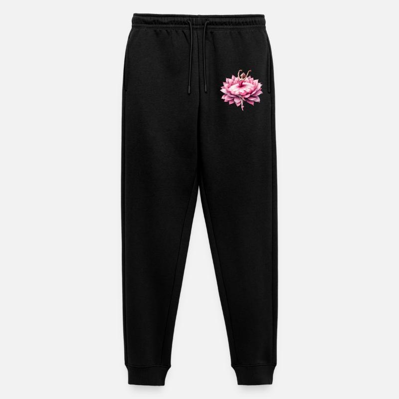 Balletttänzerin mit Tutu - Männer Premium Bio Jogginghose - Schwarz
