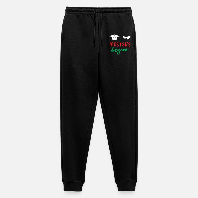 Master-Abschluss - Männer Premium Bio Jogginghose - Schwarz