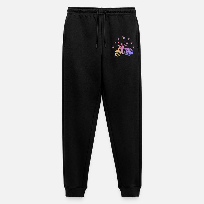 Retro Roller - Männer Premium Bio Jogginghose - Schwarz