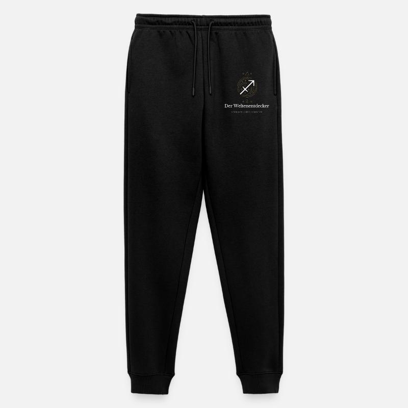 Der Weltenentdecker - Sternzeichen Schütze - Männer Premium Bio Jogginghose - Schwarz