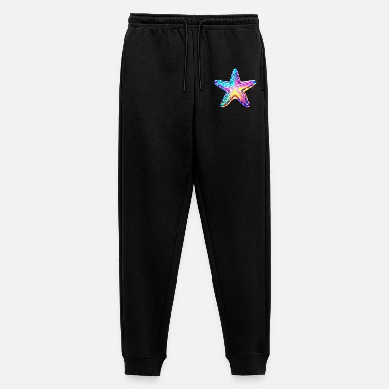 Seestern - Männer Premium Bio Jogginghose - Schwarz