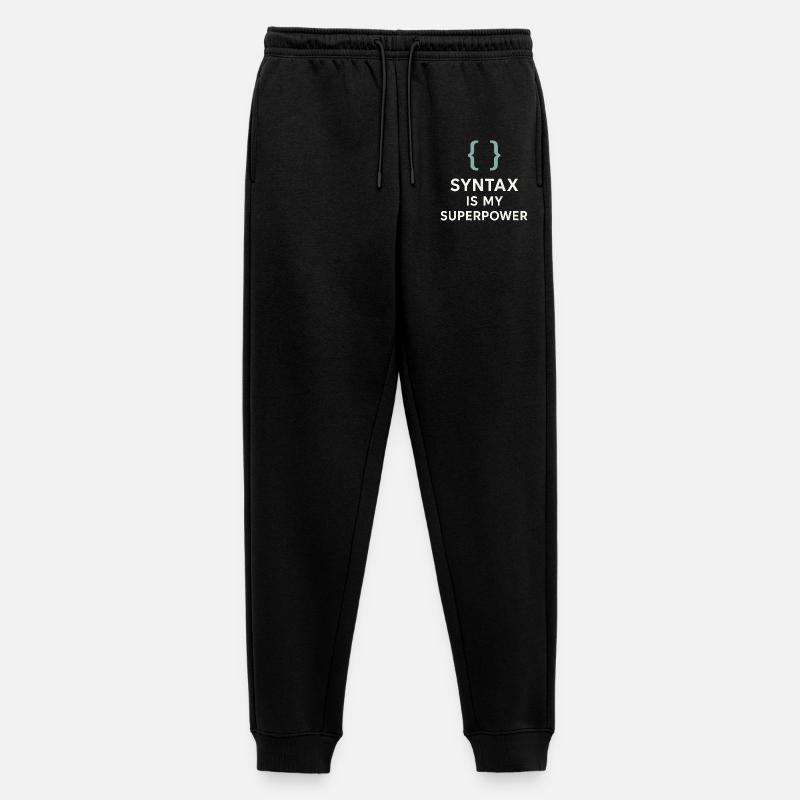 Grammatik Oxford Comma Language Rules - Männer Premium Bio Jogginghose - Schwarz