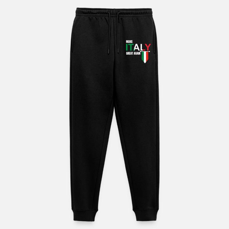 Make Italy Great Again - Pantaloni da jogging ecologici premium da uomo - nero