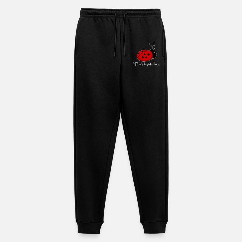 Modschegiebchen Ladybug Saxon Gift Idea - Men's Premium Organic Joggers - black