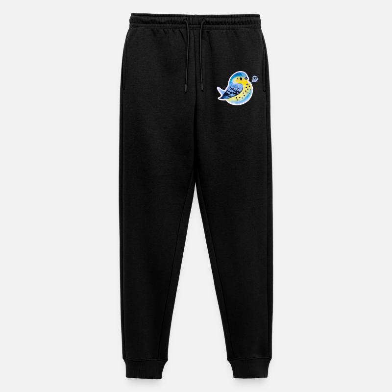 Meise - Männer Premium Bio Jogginghose - Schwarz