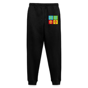 Crâne manga pop art - Pantalon de jogging Premium bio Homme - noir - Devant - Thijin (182cm)