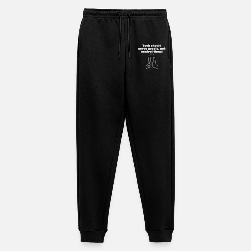 Tech should serve people - #EthicalTech Statement - Männer Premium Bio Jogginghose - Schwarz