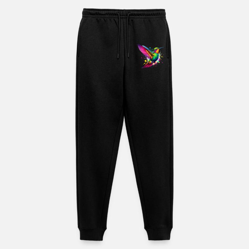 Kolibri - Männer Premium Bio Jogginghose - Schwarz