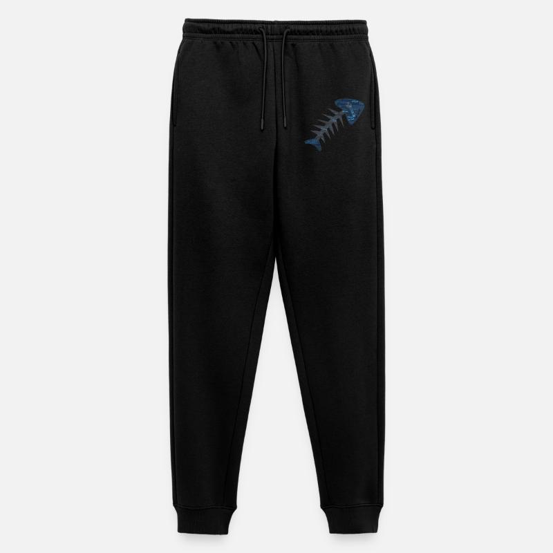 FISCH. APRILSCHERZ - Männer Premium Bio Jogginghose - Schwarz