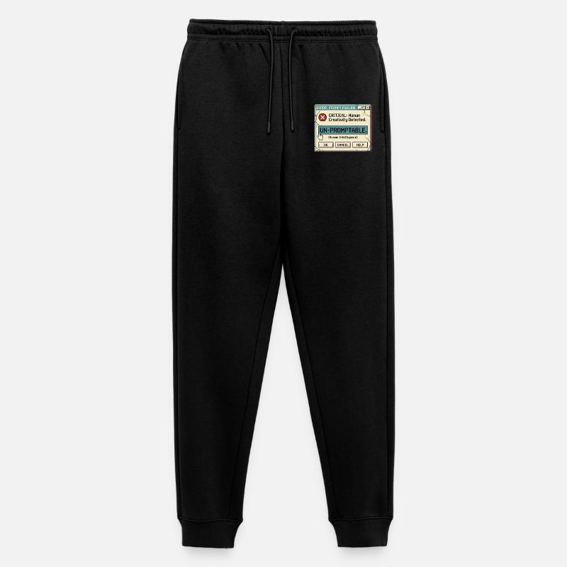 Unpromptable - Männer Premium Bio Jogginghose - Schwarz