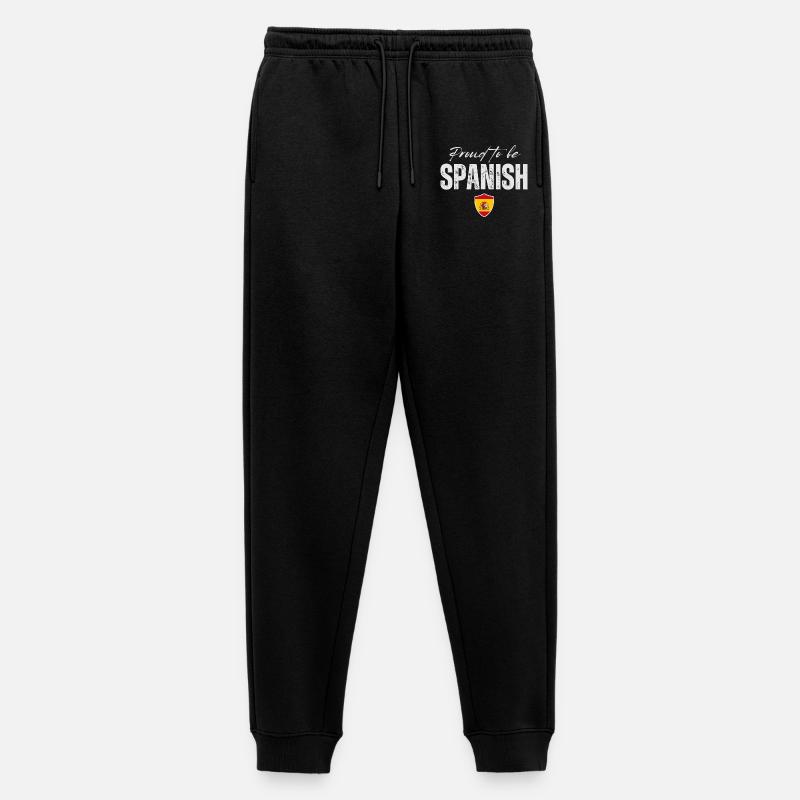 Spanischer Stolz, ich liebe Spanien - Männer Premium Bio Jogginghose - Schwarz