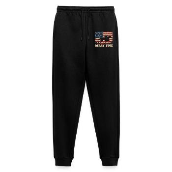 Vollblut-Pferderenn-Derby-Rennbahn-Fan - Männer Premium Bio Jogginghose - Schwarz - Vorne - Thijin (182cm)