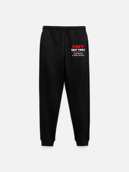 grand-père, papy, super papy - Pantalon de jogging Premium bio Homme - noir