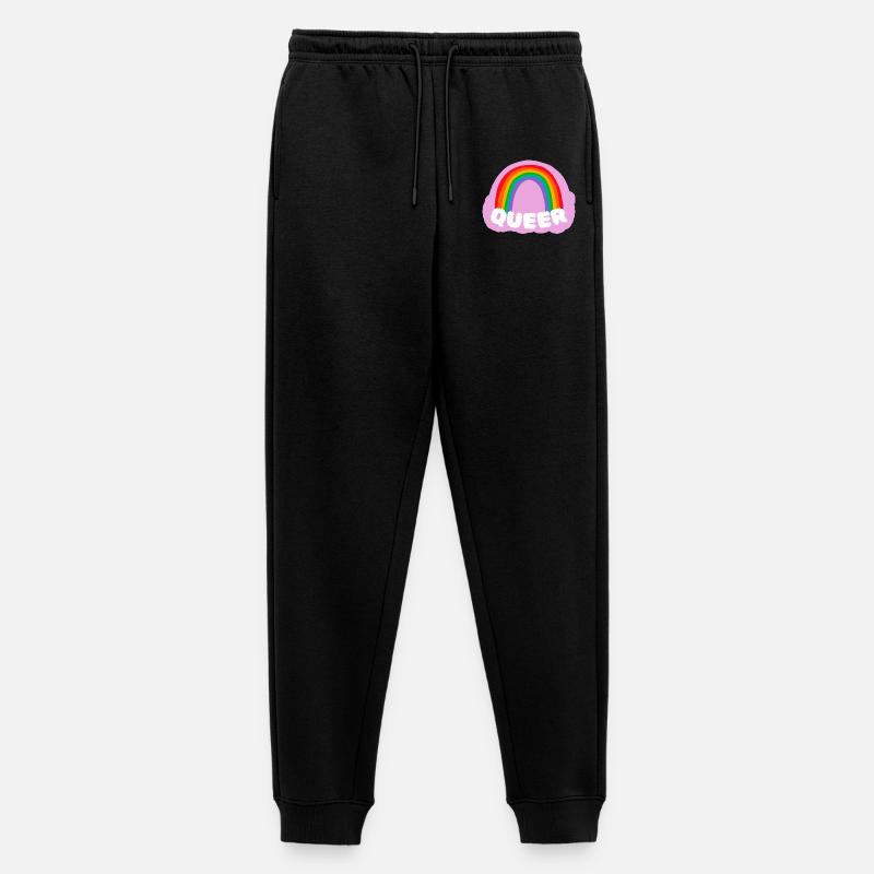 Queer - Männer Premium Bio Jogginghose - Schwarz