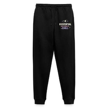 Existenzieller Humor, Nihilismus, Humor, - Männer Premium Bio Jogginghose - Schwarz - Vorne - Thijin (182cm)