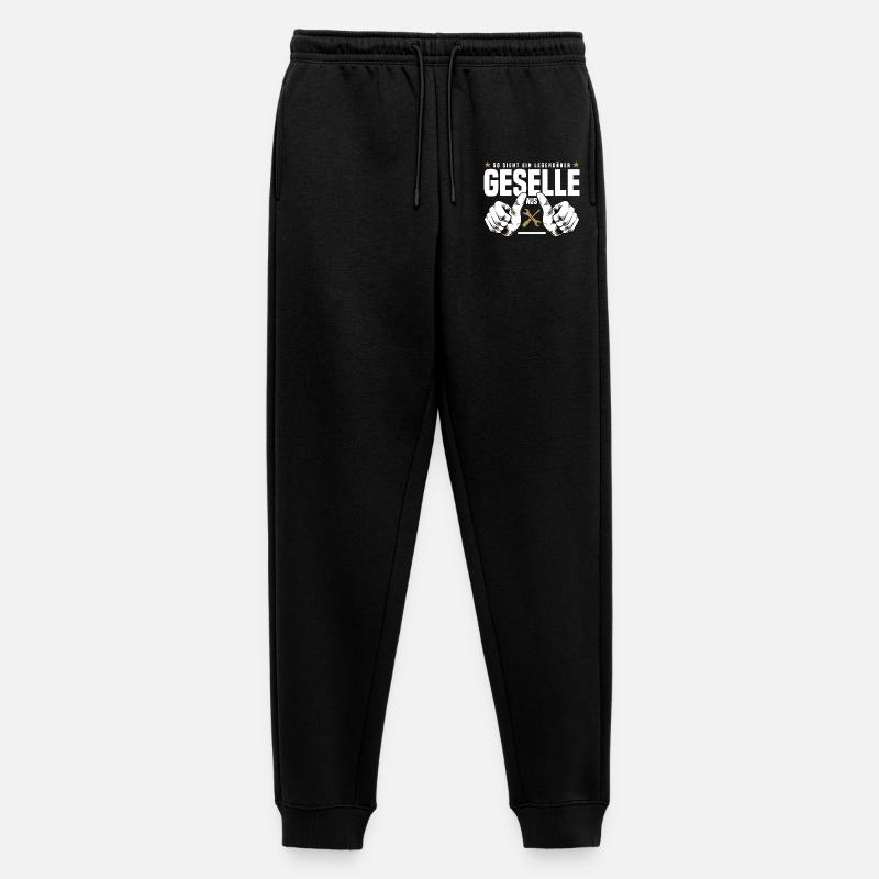 Geselle - Männer Premium Bio Jogginghose - Schwarz