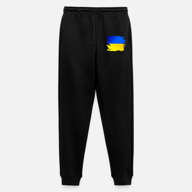Drapeau de l’Ukraine Drapeau - Pantalon de jogging Premium bio Homme - noir