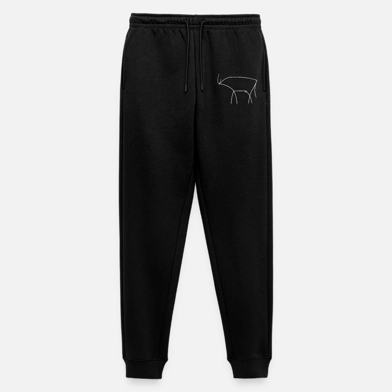 Stier - Männer Premium Bio Jogginghose - Schwarz