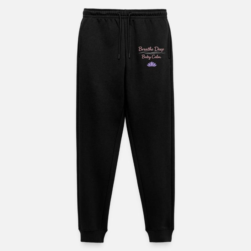 Vorgeburtliches Yoga Werdende Mutter - Männer Premium Bio Jogginghose - Schwarz