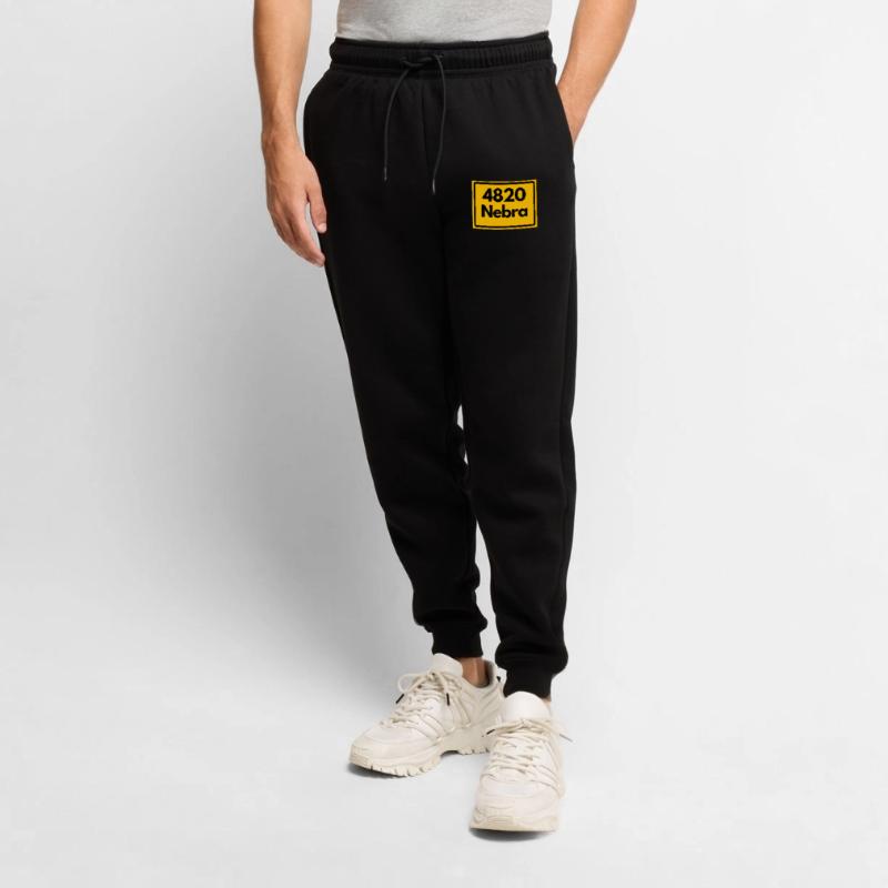 OLD POSTCODE POSTCODE 4820 NEBRA HEIMATSTOLZ Men's Premium Organic Joggers