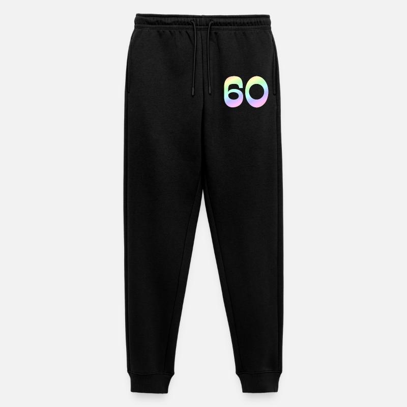 geschenkidee, 60 pastellfarbe - Männer Premium Bio Jogginghose - Schwarz