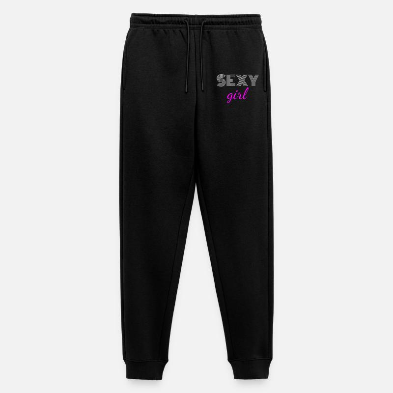 Sexy Mädchen - Männer Premium Bio Jogginghose - Schwarz