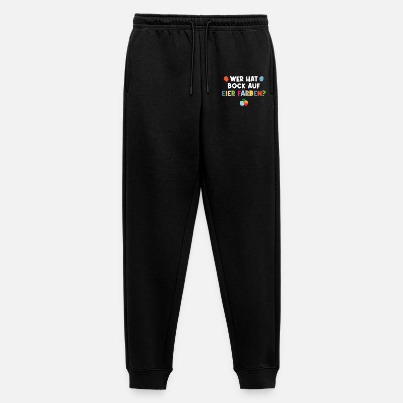 Ostern Eier färben - Männer Premium Bio Jogginghose - Schwarz