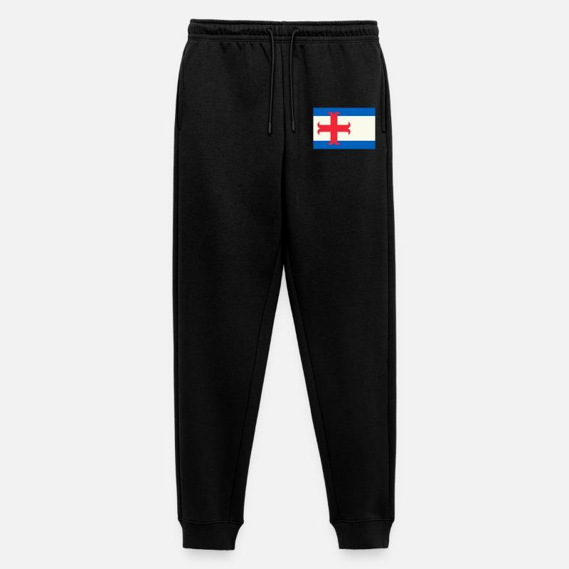 Flagge Zutphen - Männer Premium Bio Jogginghose - Schwarz