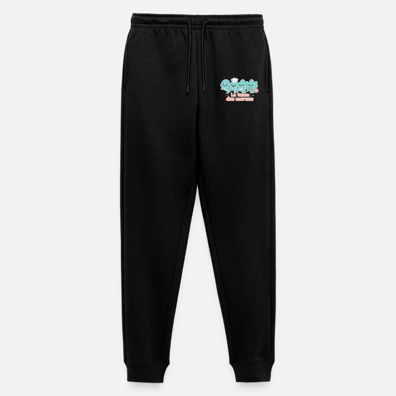Das Team der nautischen Kabeljau-Maskottchen - Männer Premium Bio Jogginghose - Schwarz
