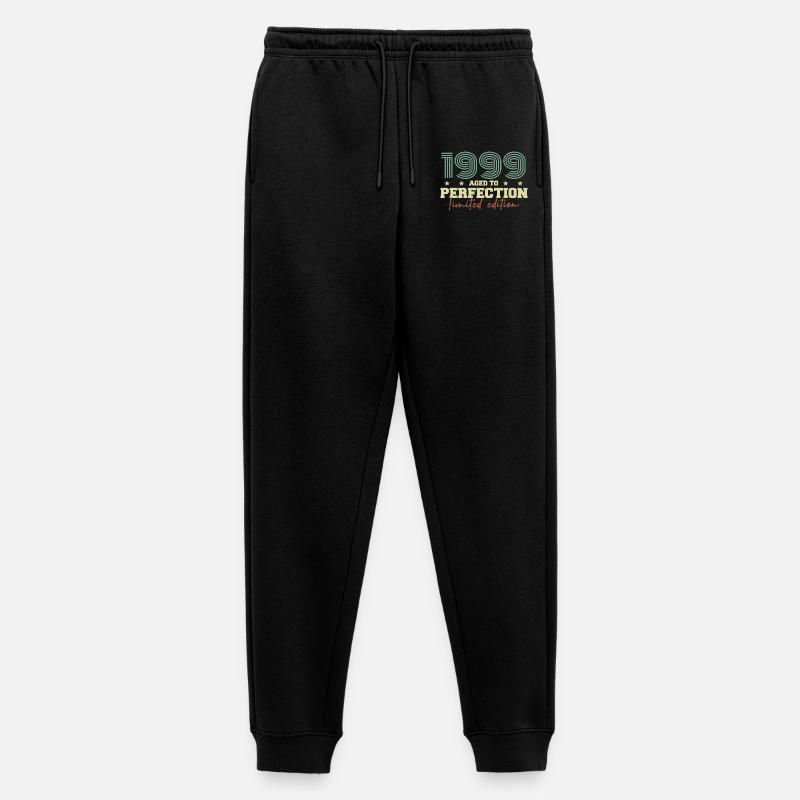 1999 - Männer Premium Bio Jogginghose - Schwarz