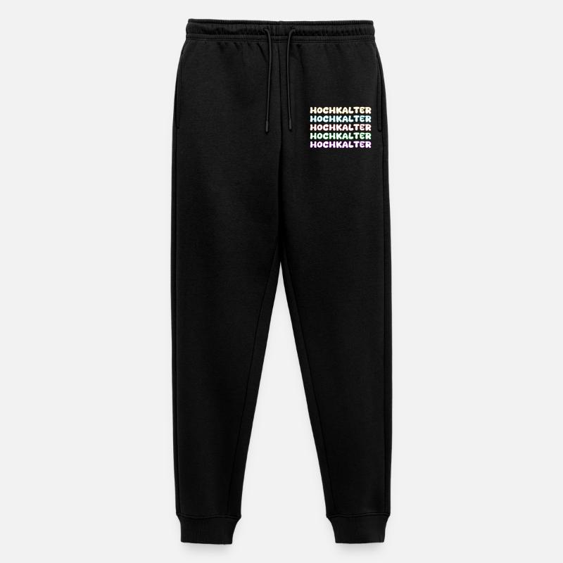 Bergsteigen Hochkalter - Männer Premium Bio Jogginghose - Schwarz