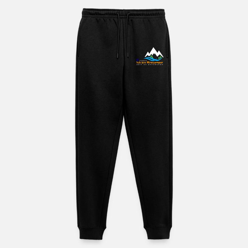 Minicamper Bergwanderer Motiv - Männer Premium Bio Jogginghose - Schwarz