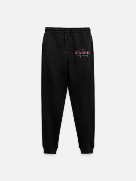 Ultra Running is My Therapy - Men's Premium Organic Joggers - black