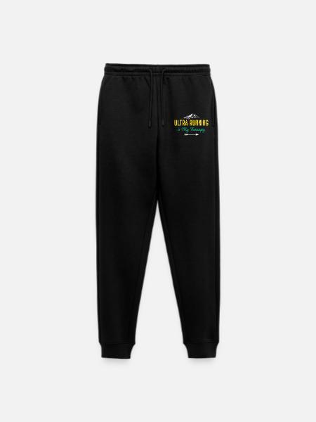 Ultra Running is My Therapy - Men's Premium Organic Joggers - black