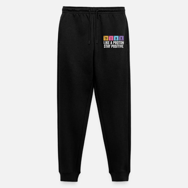 Physik Positiv Bleiben lustig - Männer Premium Bio Jogginghose - Schwarz
