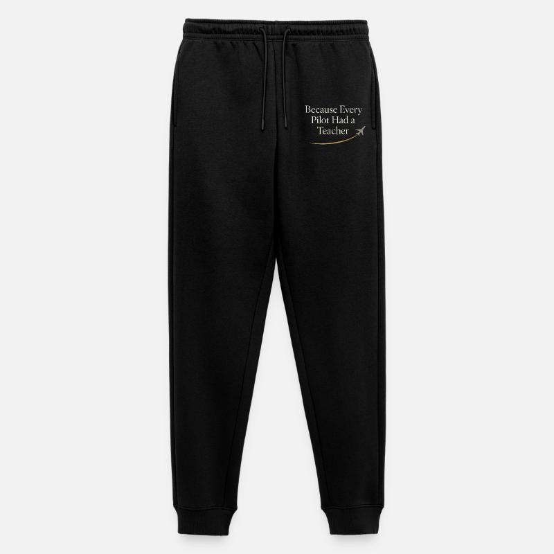 Fluglehrer Cfi Pilot Luftfahrtlehrer - Männer Premium Bio Jogginghose - Schwarz
