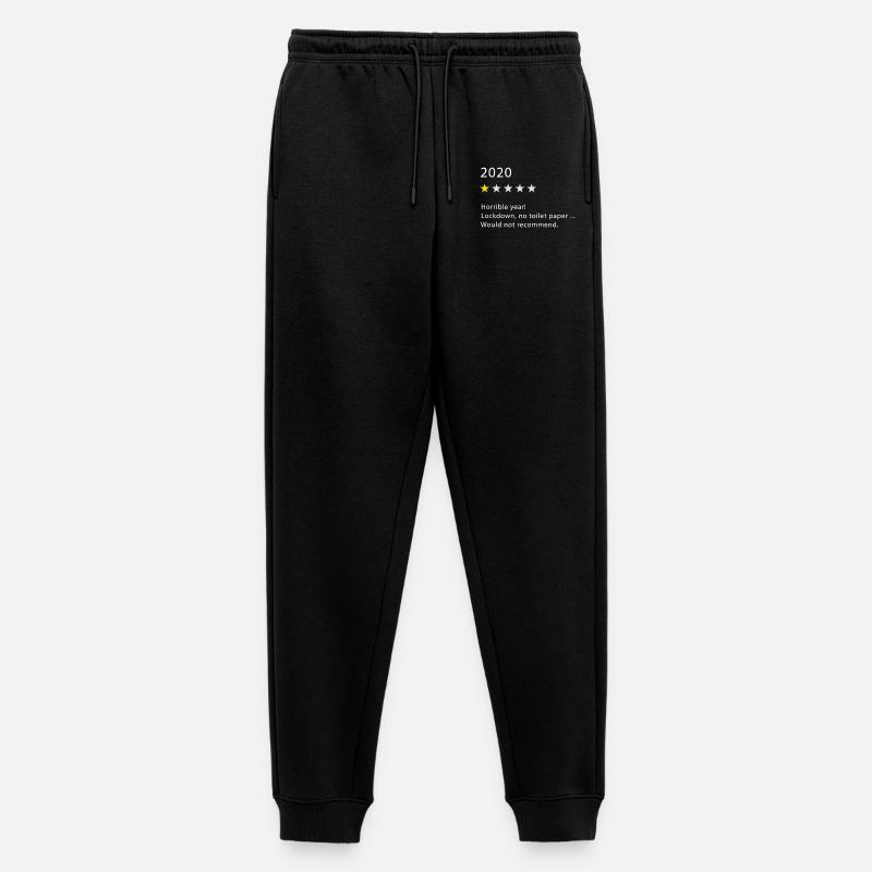 2020 - Männer Premium Bio Jogginghose - Schwarz