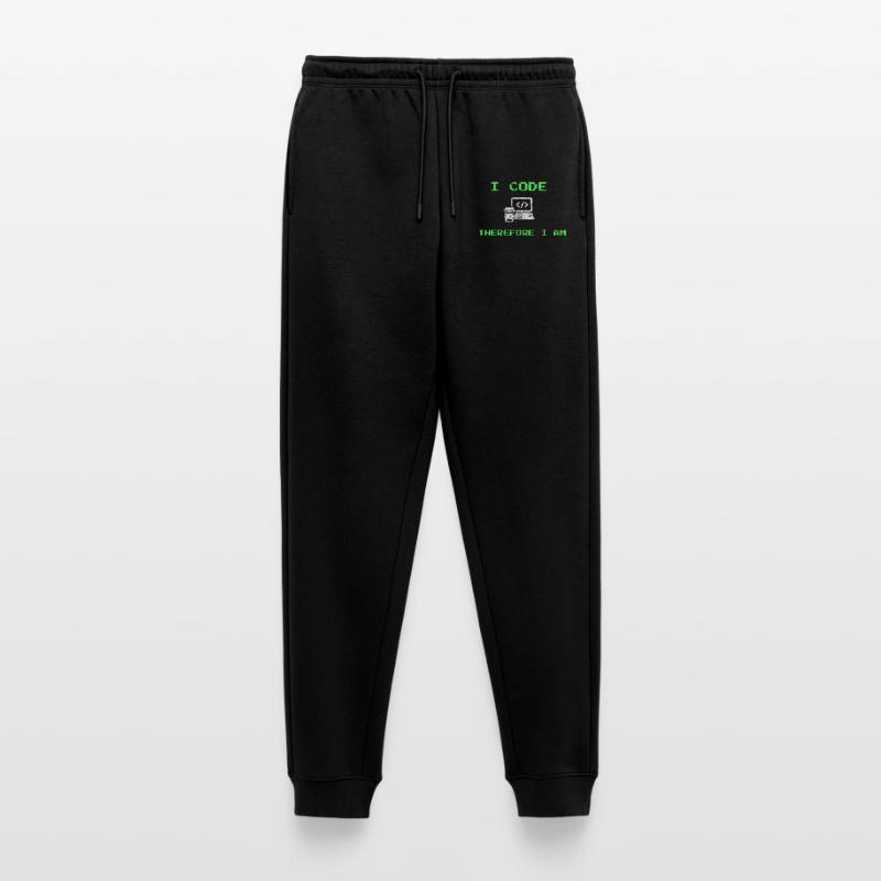 I Code Therefore I Am – Funny Developer Tee Men's Premium Organic Joggers